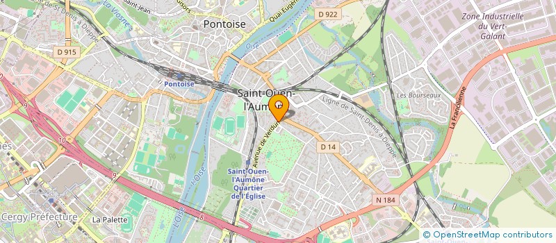 localisation de l'entreprise HAFRACOM à SAINT-OUEN-L'AUMONE