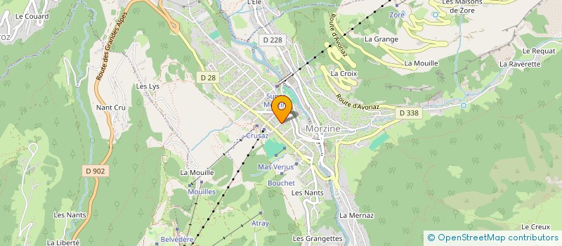 localisation de l'entreprise HAFREE à MORZINE