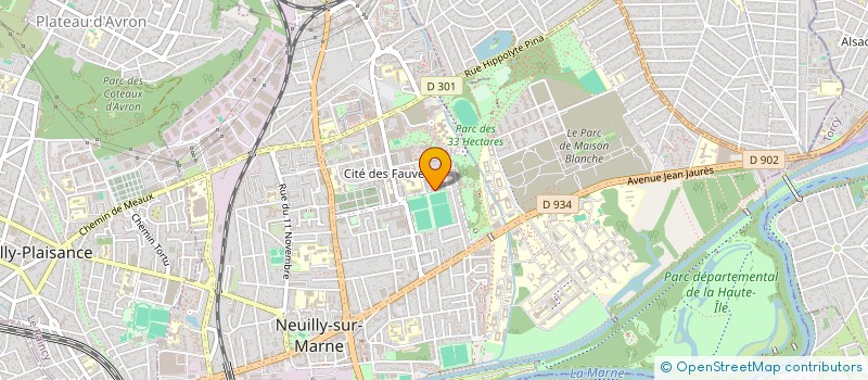 localisation de l'entreprise HAFZ BATIMENT à NEUILLY-SUR-MARNE