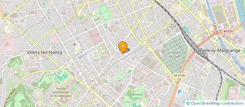 localisation de l'entreprise HAG 54  NANCY