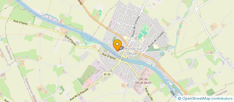 localisation de l'entreprise HAG  QUESNOY-SUR-DEULE
