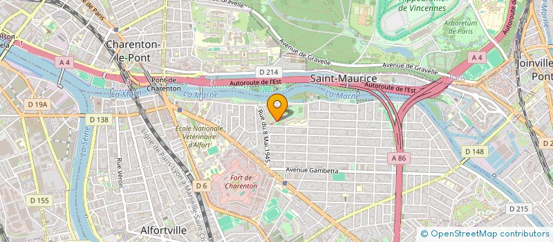 localisation de l'entreprise HAG à MAISONS-ALFORT