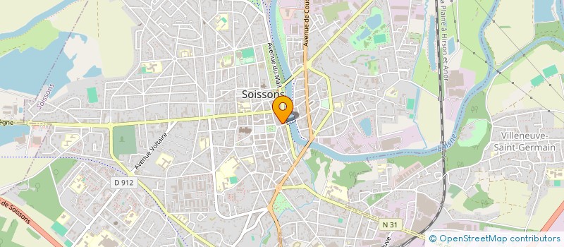 localisation de l'entreprise HAGA à SOISSONS