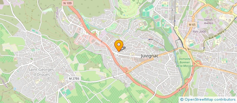 localisation de l'entreprise HAGANE  JUVIGNAC
