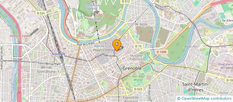 localisation de l'entreprise HAGAPE RESTAURATION  GRENOBLE