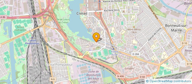localisation de l'entreprise HAGEGE à CRETEIL