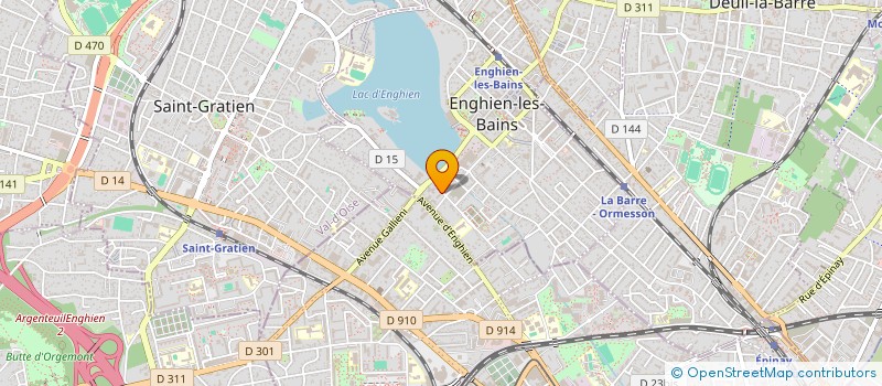 localisation de l'entreprise HAGEGE CONSEIL SERVICE RENOVATION  ENGHIEN-LES-BAINS