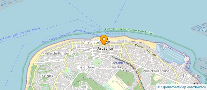localisation de l'entreprise HAGEM à ARCACHON