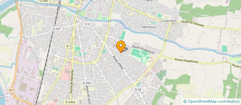 localisation de l'entreprise HAGEO  MONTELIMAR