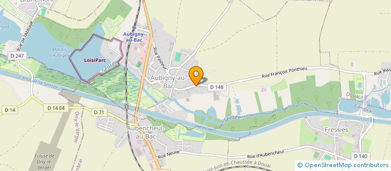 localisation de l'entreprise HAGEPI à AUBIGNY-AU-BAC