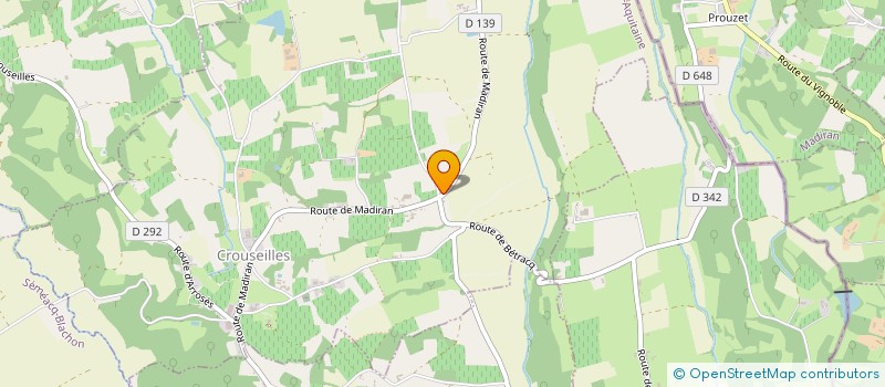 localisation de l'entreprise HAGET  CROUSEILLES
