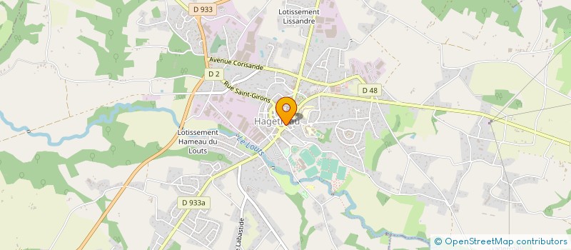 localisation de l'entreprise HAGETMAU IMMOBILIER  SAINT-SEVER