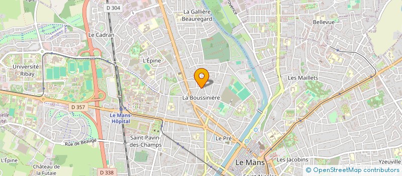 localisation de l'entreprise HAGEVA  LE MANS