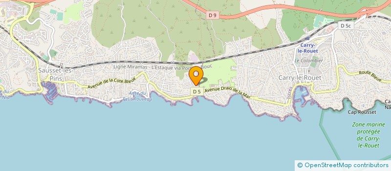 localisation de l'entreprise HAGGER FRANCE  SAUSSET-LES-PINS