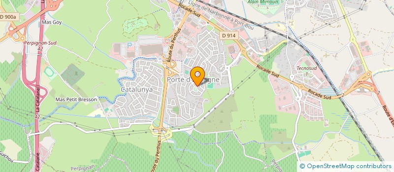 localisation de l'entreprise HAGGUI MENIAI  PERPIGNAN