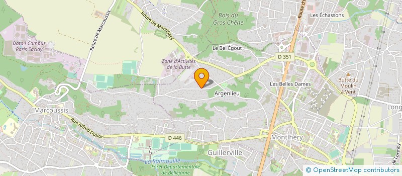 localisation de l'entreprise HAGLER  MONTLHERY