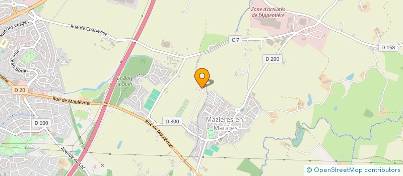 localisation de l'entreprise HAGM à CHOLET