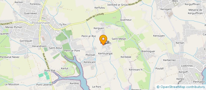 localisation de l'entreprise HAGNEREL BIGOUD  PLOBANNALEC-LESCONIL
