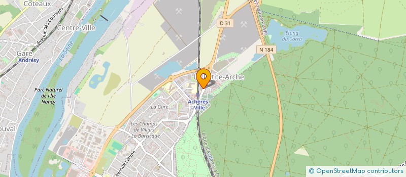 localisation de l'entreprise HAGOTEL  ACHERES