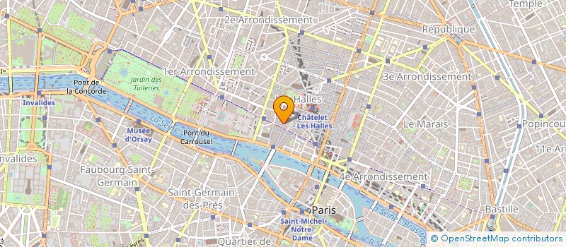 localisation de l'entreprise HAGRO SARL à PARIS