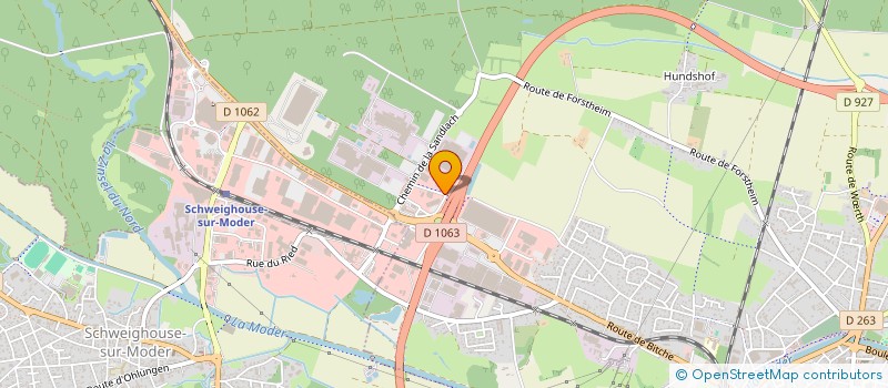 localisation de l'entreprise HAGTRA HAGUENAU TRANSPORTS à HAGUENAU