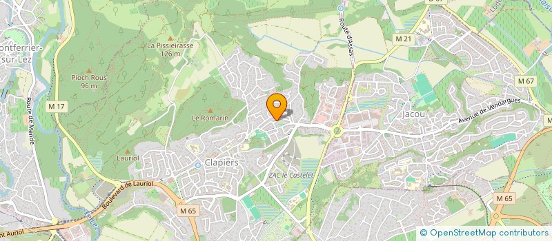 localisation de l'entreprise HAGUAISE  CLAPIERS