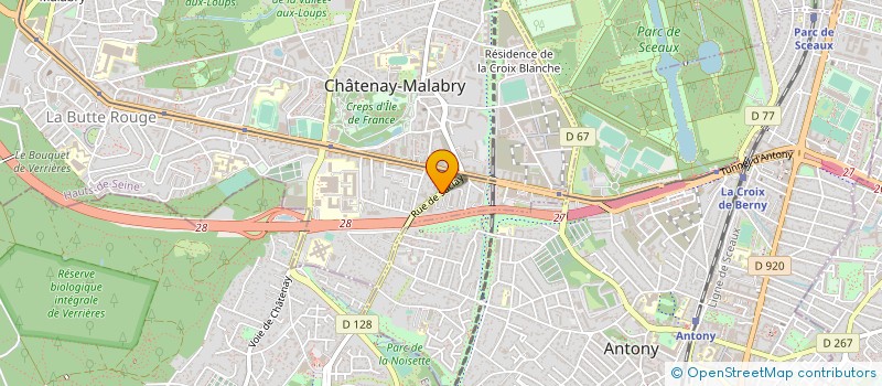 localisation de l'entreprise HAGUELEC SA  CHATENAY-MALABRY
