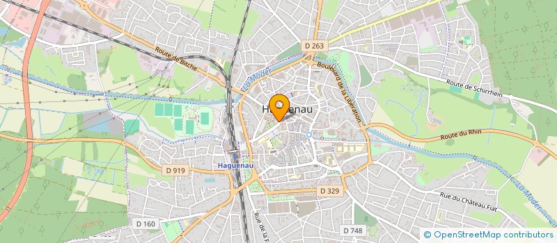 localisation de l'entreprise HAGUENAU ENTR'AIDE à HAGUENAU