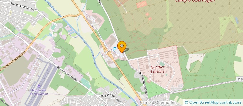 localisation de l'entreprise HAGUENAU SPORT  HAGUENAU