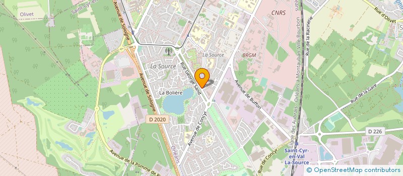 localisation de l'entreprise HAGUENIM à ORLEANS