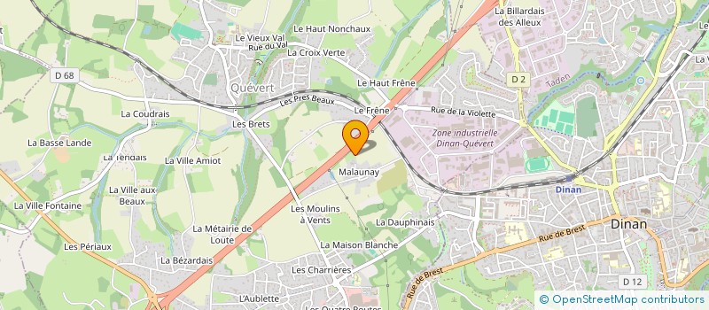 localisation de l'entreprise HAGUET  QUEVERT