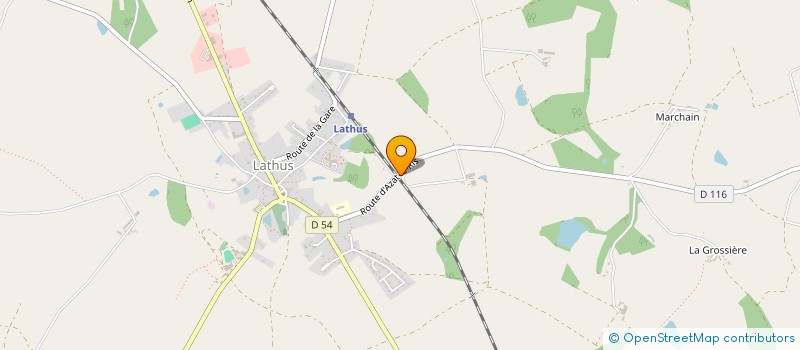 localisation de l'entreprise HAGUS RACING TEAM  LATHUS-SAINT-REMY