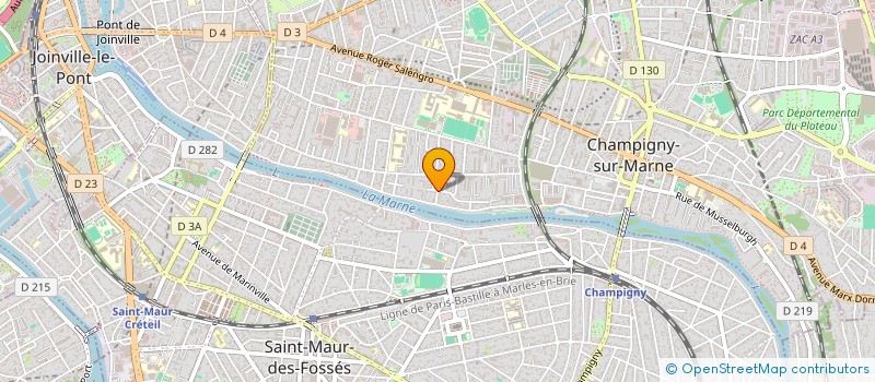 localisation de l'entreprise HAGWA IMMO  CHAMPIGNY-SUR-MARNE