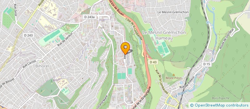 localisation de l'entreprise HAH  ROUEN