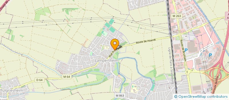 localisation de l'entreprise HAHN SCI  LAMPERTHEIM