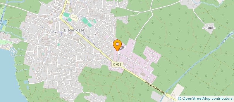 localisation de l'entreprise HAI  BISCARROSSE