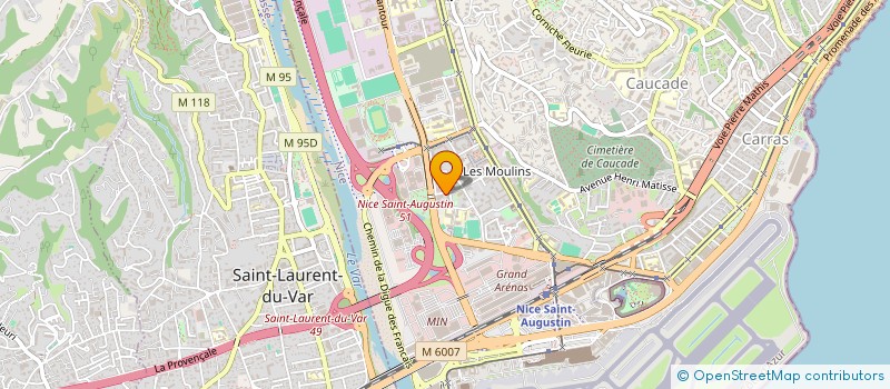 localisation de l'entreprise HAI FIBRE à NICE