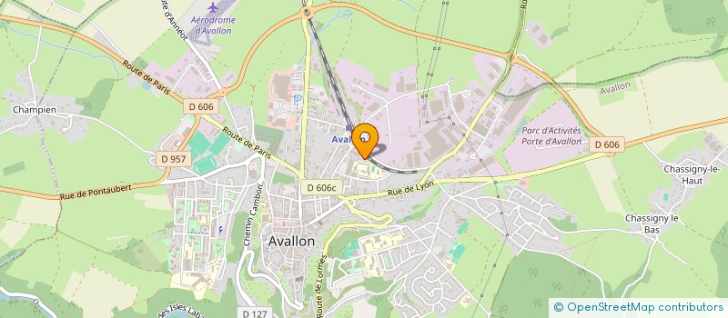 localisation de l'entreprise HAI HOLDING  AVALLON