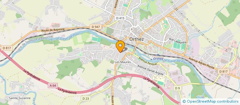 localisation de l'entreprise HAICE HEGOA  ORTHEZ