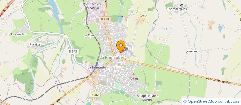 localisation de l'entreprise HAIDA  LUC-LA-PRIMAUBE