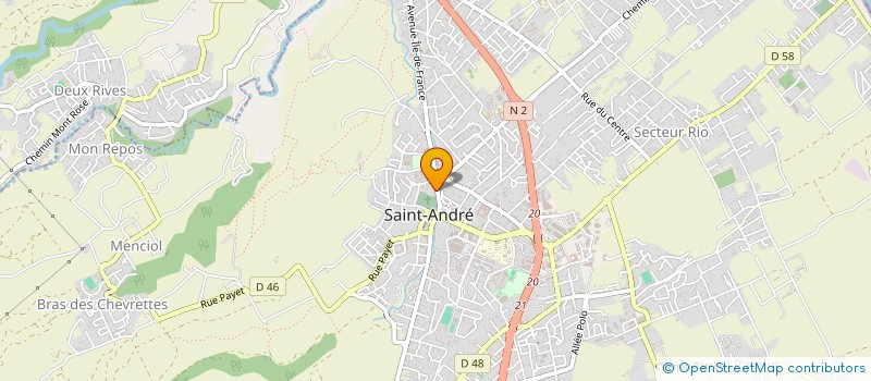 localisation de l'entreprise HAIDAR  SAINTE-SUZANNE