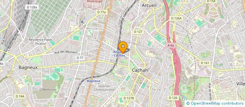 localisation de l'entreprise HAIDER ET FILS à CACHAN