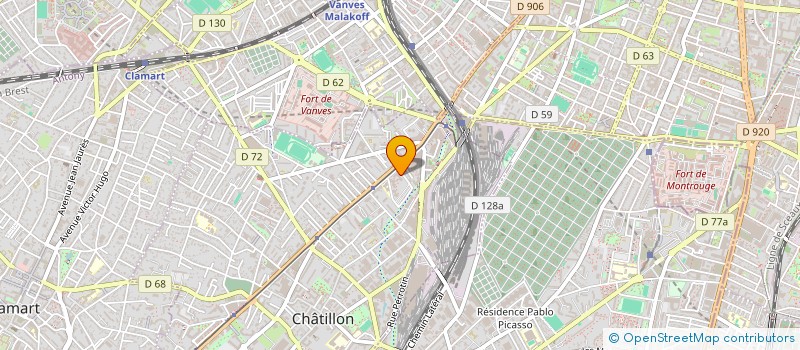 localisation de l'entreprise HAIDER ET PETIT FILS à CHATILLON