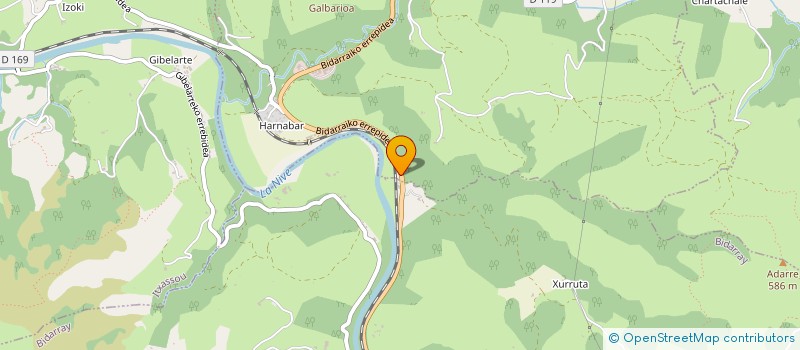 localisation de l'entreprise HAIDERENIA à ITXASSOU