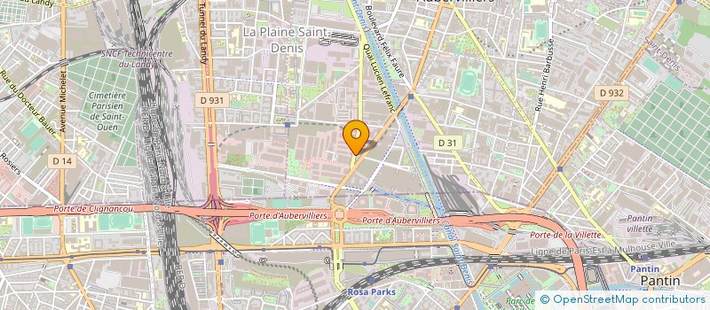 localisation de l'entreprise HAIE COQ  AUBERVILLIERS