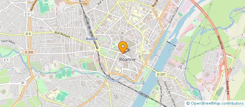 localisation de l'entreprise HAIFA  ROANNE