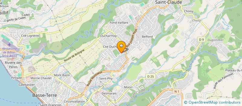 localisation de l'entreprise HAIL&DENT REPAIR INTERNATIONAL à SAINT-CLAUDE
