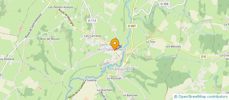 localisation de l'entreprise HAIL'S  SAINT-MAURICE-LES-CHATEAUNEUF