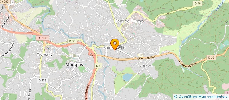 localisation de l'entreprise HAILEY à MOUGINS