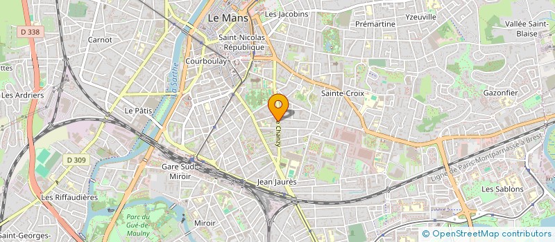 localisation de l'entreprise HAILINE à LE MANS